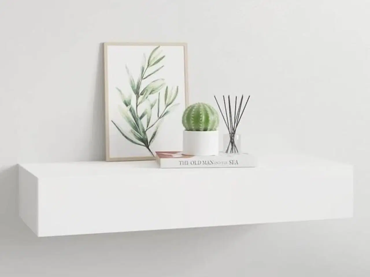 Billede 3 - væghylde med skuffe 60x23,5x10 cm