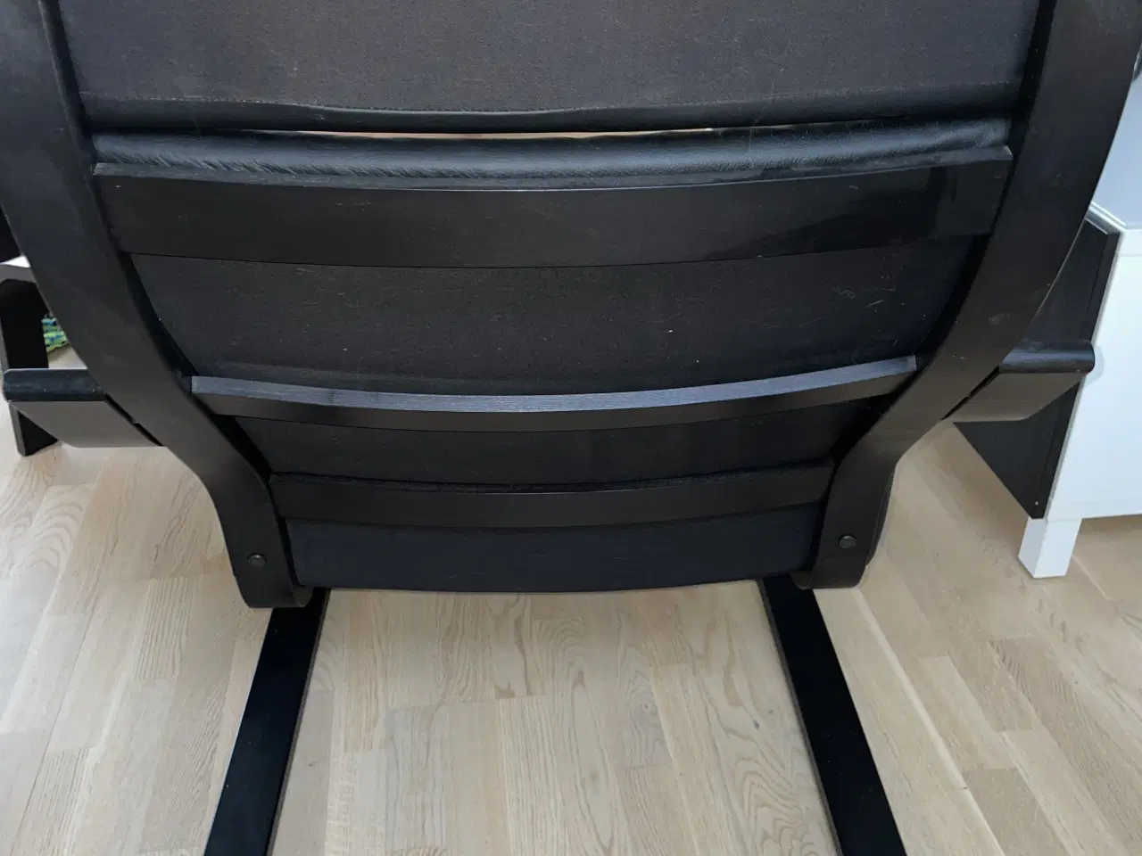 Billede 3 - Lænestol og skammel - læder