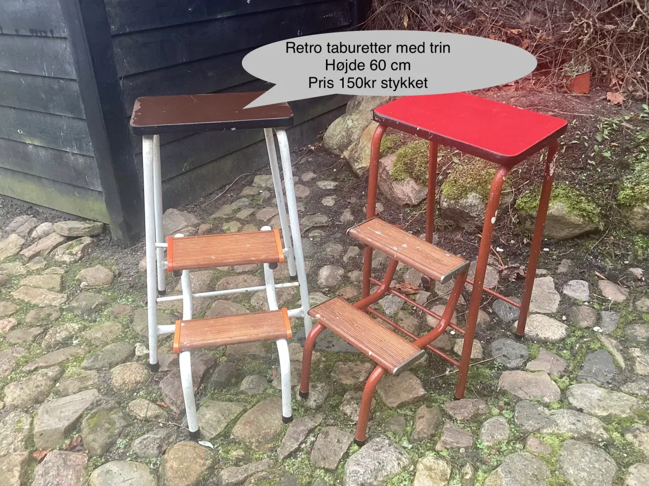 Billede 1 - Taburetter med trin. 2 forskellige