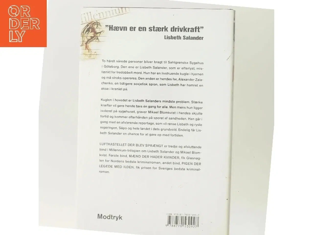 Billede 3 - Luftkastelletderblevsprngt Stir up a Hornets' Nest of Girl. Shi Dige Larsen. the Danish Original. Hardcover](chinese Edition) af Stieg Larsson (Bo