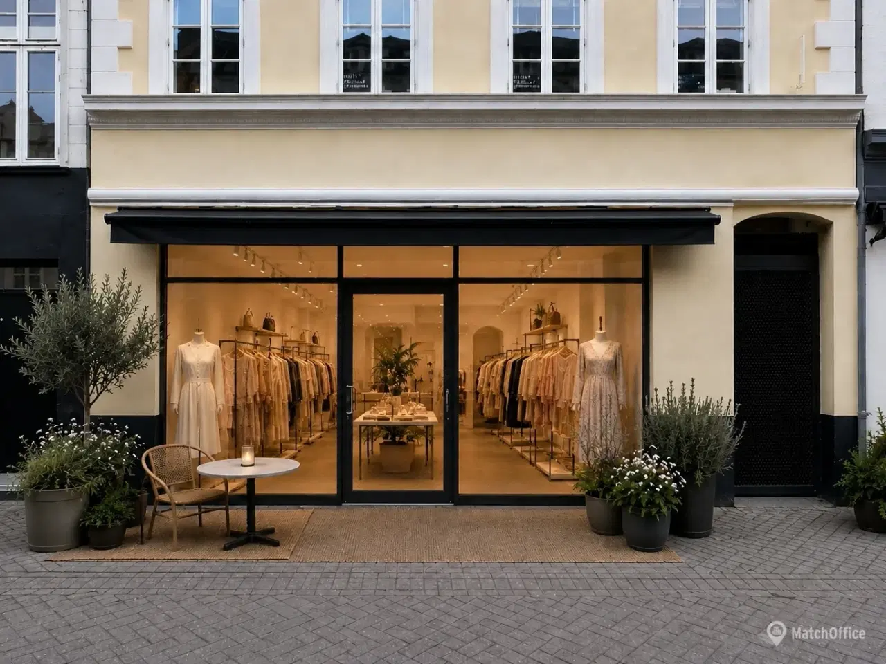 Billede 1 - Lav leje pr. måned de første 6 måneder - 56 kvm. butik & 47 kvm. lager m.m. på gågaden i Odense