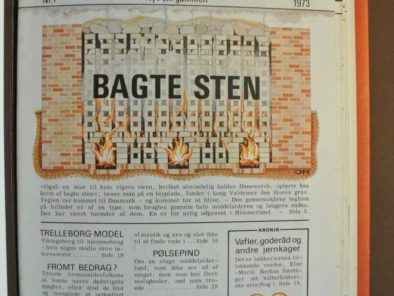Billede 2 - skalk nr 1-6 1973 i samlemappe, emne: historie og 