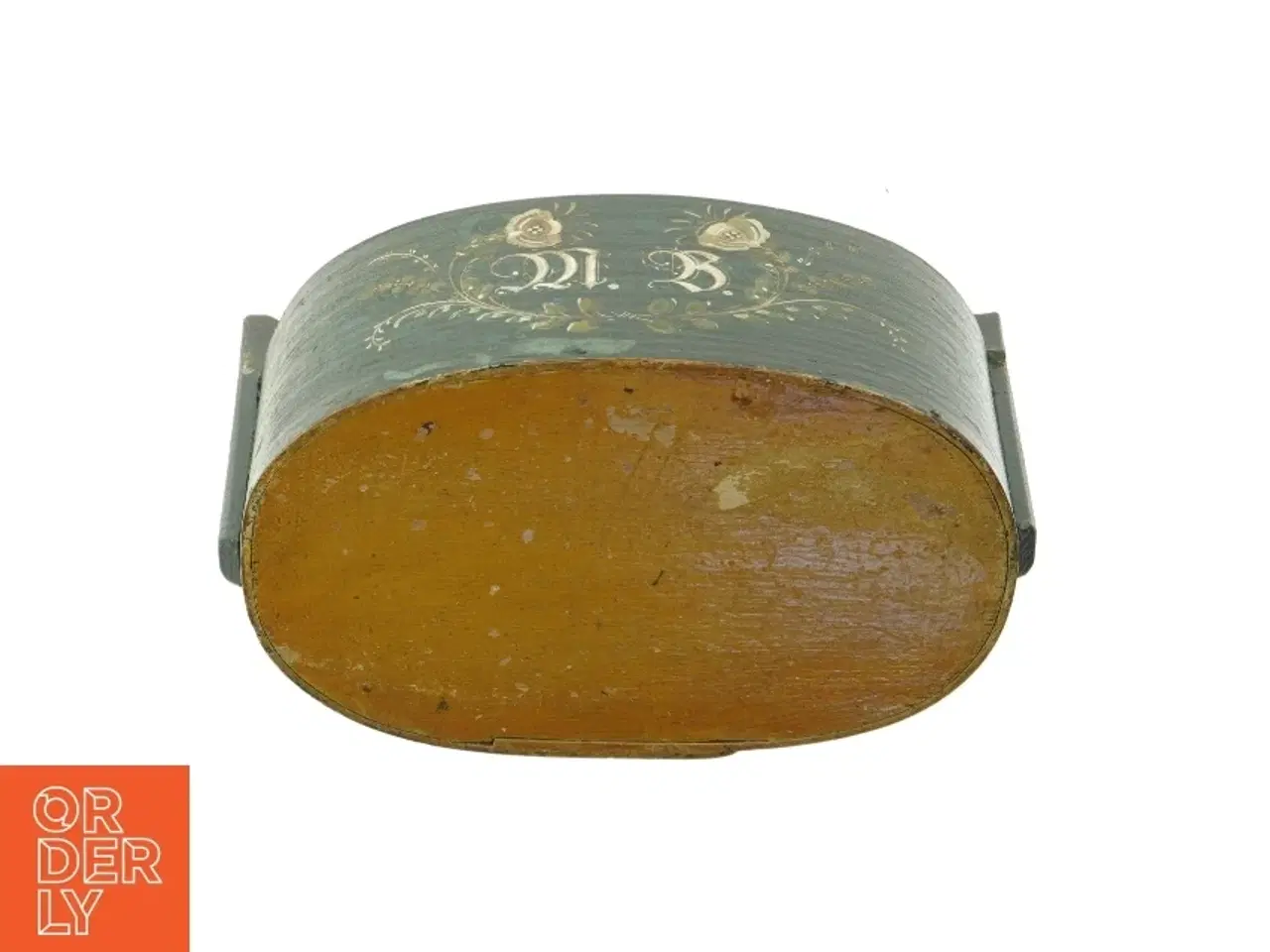 Billede 5 - Dekorativ trækasse med låg (str. 27x13 cm)