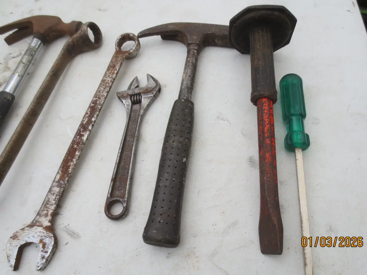 Billede 3 - 1 stk Bacho 8 tommer svensknøgle plus andet 