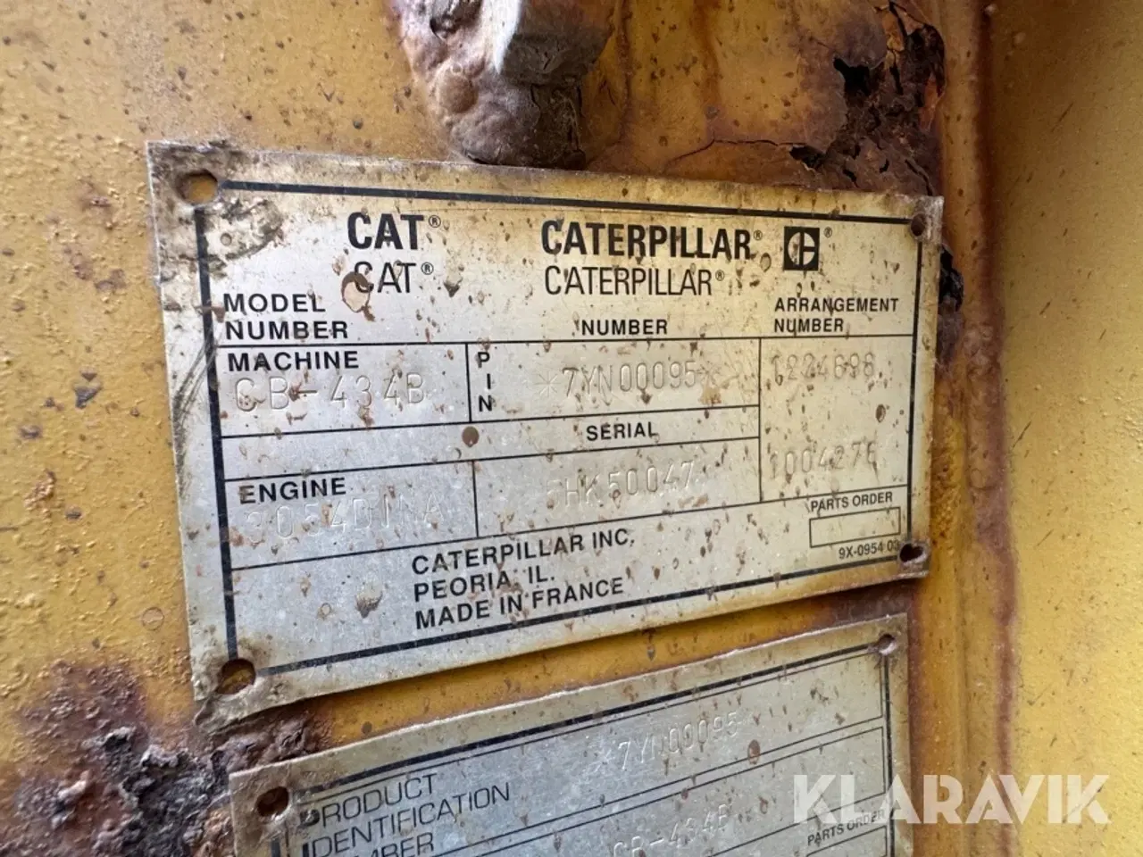 Billede 5 - Vejtromle Caterpillar CB-434B