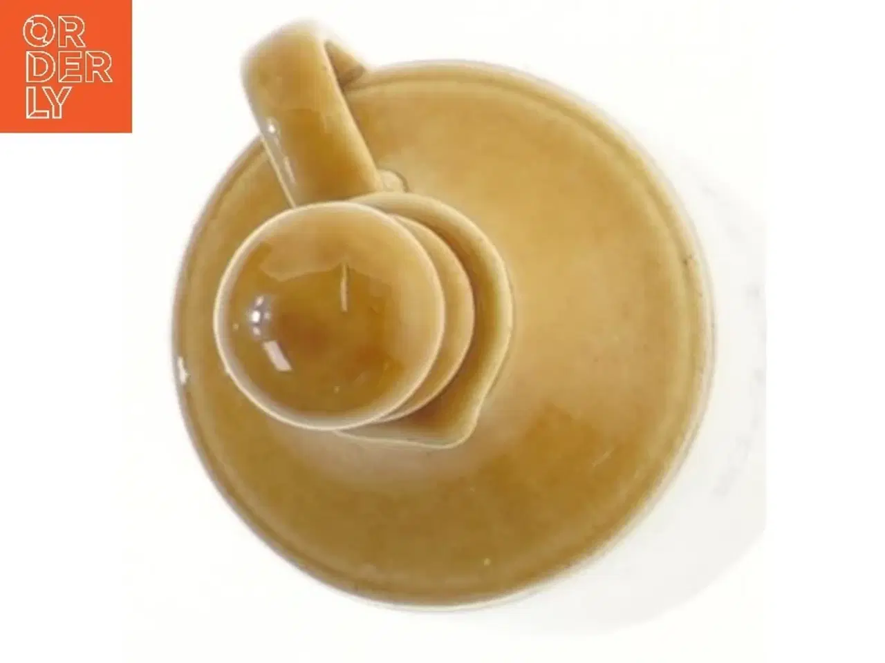 Billede 2 - Keramikflaske med låg (str. 16 cm)