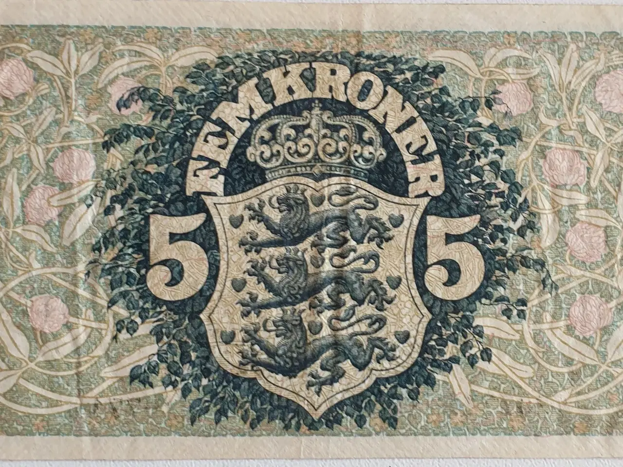 Billede 2 -  5 krone seddel 1929