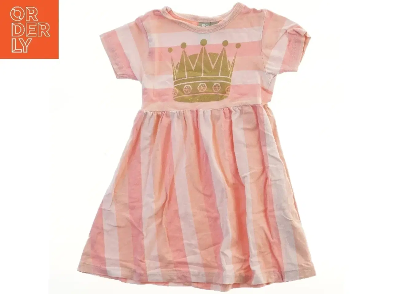 Billede 1 - Danefæ Kortærmet kjole med krone motiv fra Danefæ (str. 92)