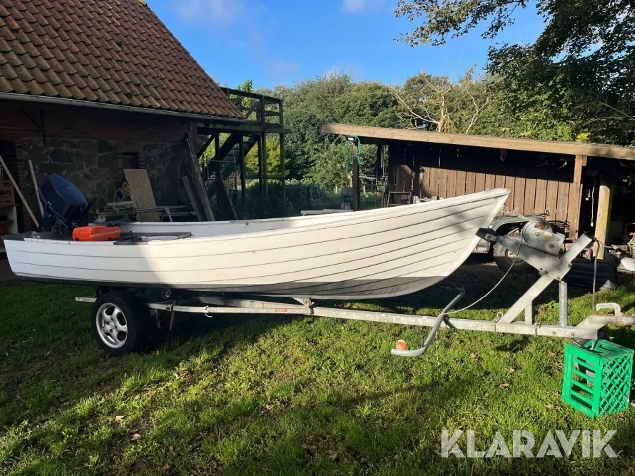 Billede 2 - Jolle med ophalervogn og Yamaha motor