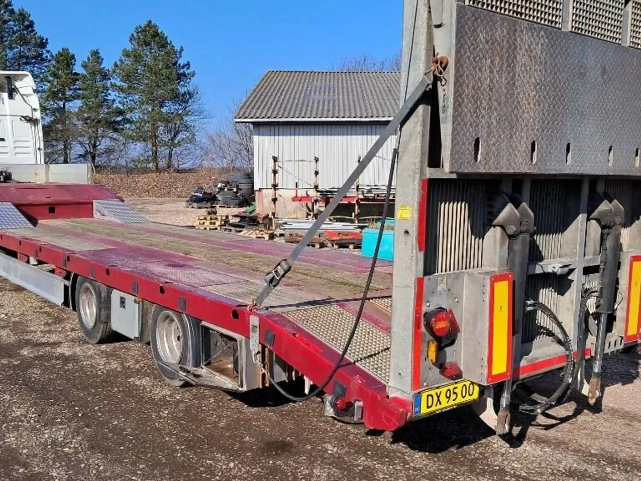 Billede 3 - Fliegl SZS 310 T Ekstra lang maskin/autotrailer