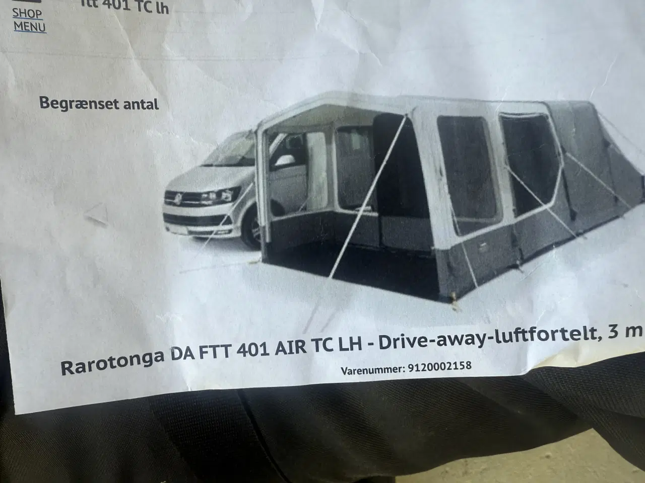 Billede 2 - Stor model campervan fortelt