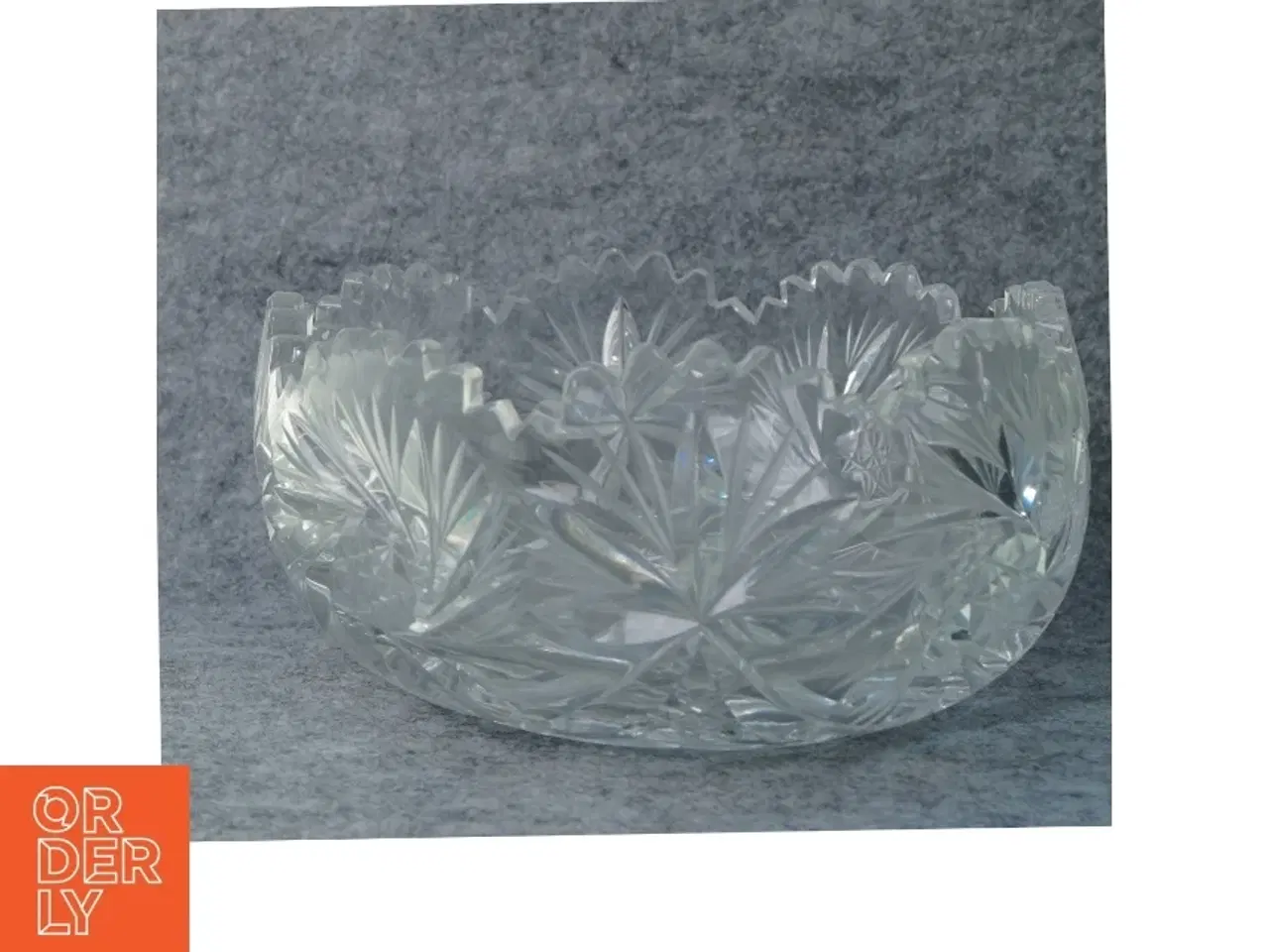 Billede 1 - Skål i krystal (str. 20 x 10 cm)