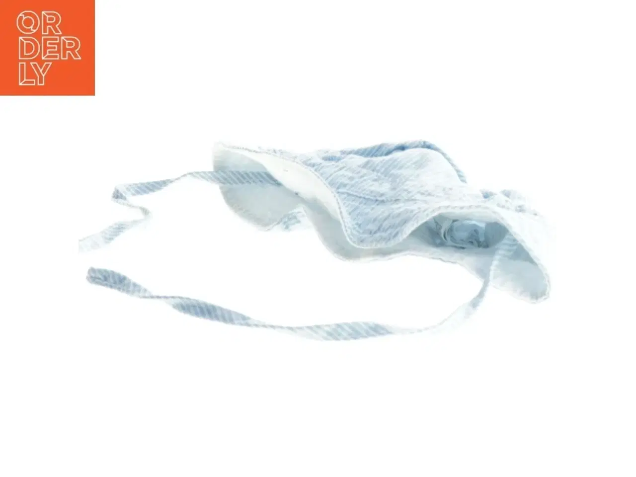 Billede 2 - Blå og hvid stribet solhat til baby fra H&M (str. 56)