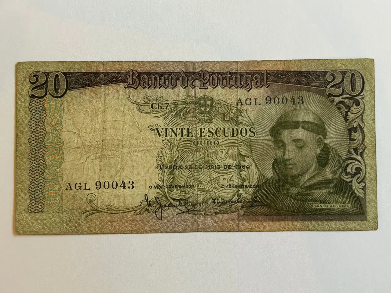 Billede 1 - 20 Escudos Portugal 1964