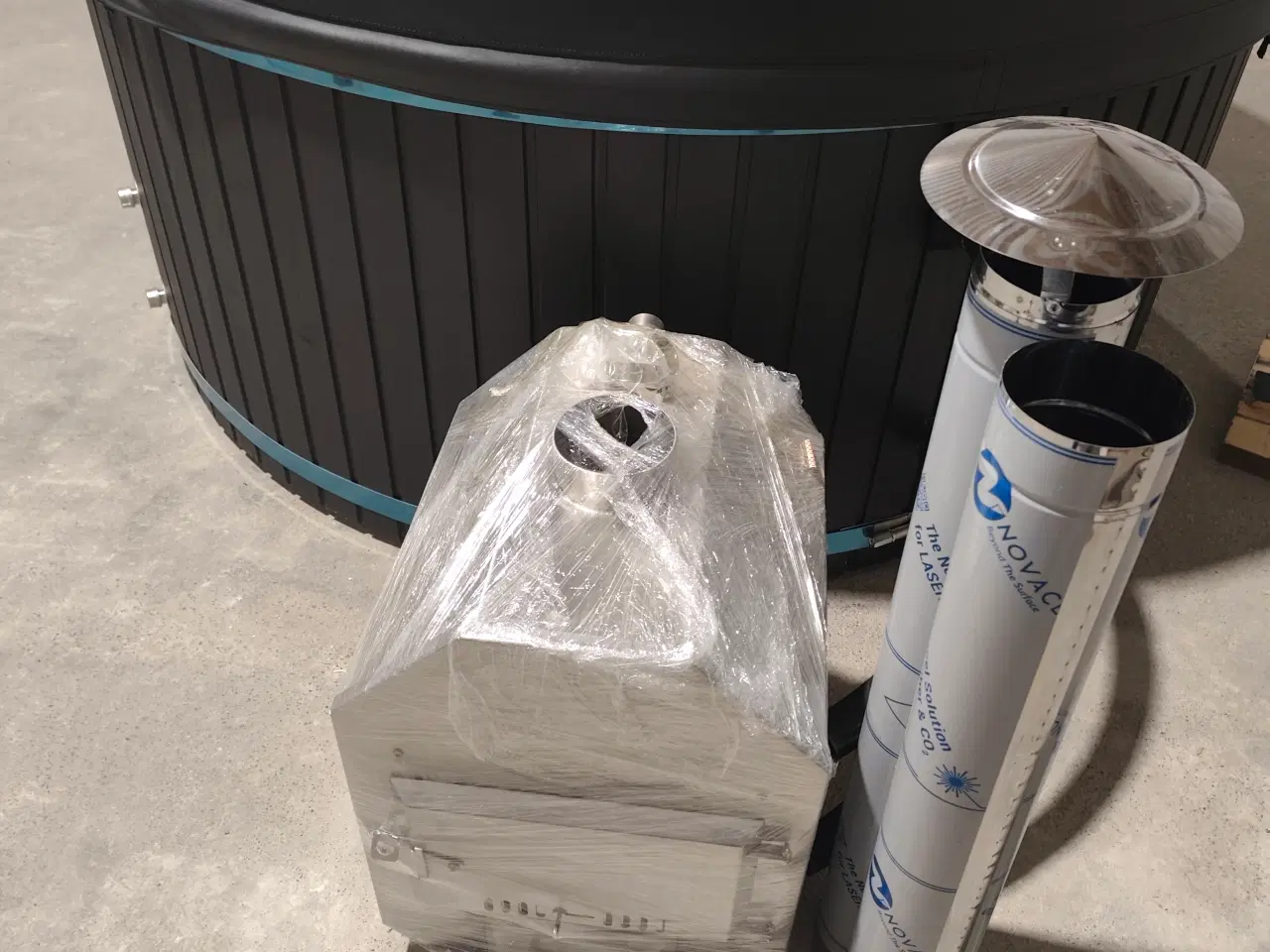 Billede 6 - Glasfiber viildmarksbadene med udv. ovnene på lage
