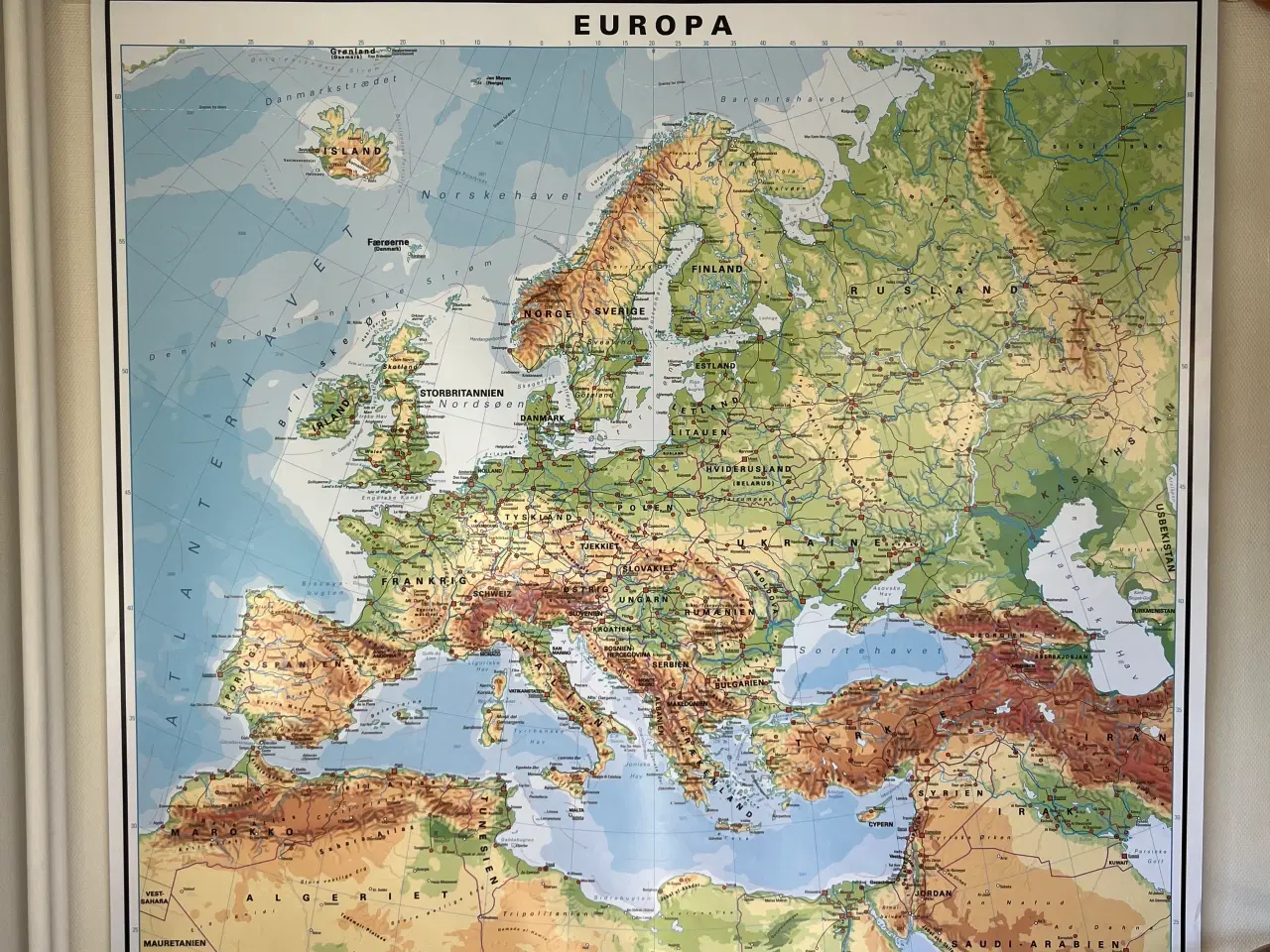 Billede 3 - Landkort over Europa