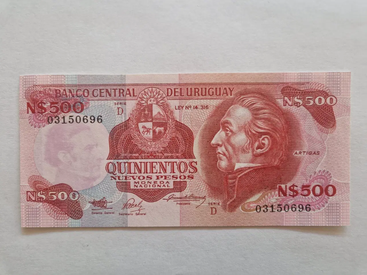 Billede 1 - 500 Pesos Uruguay
