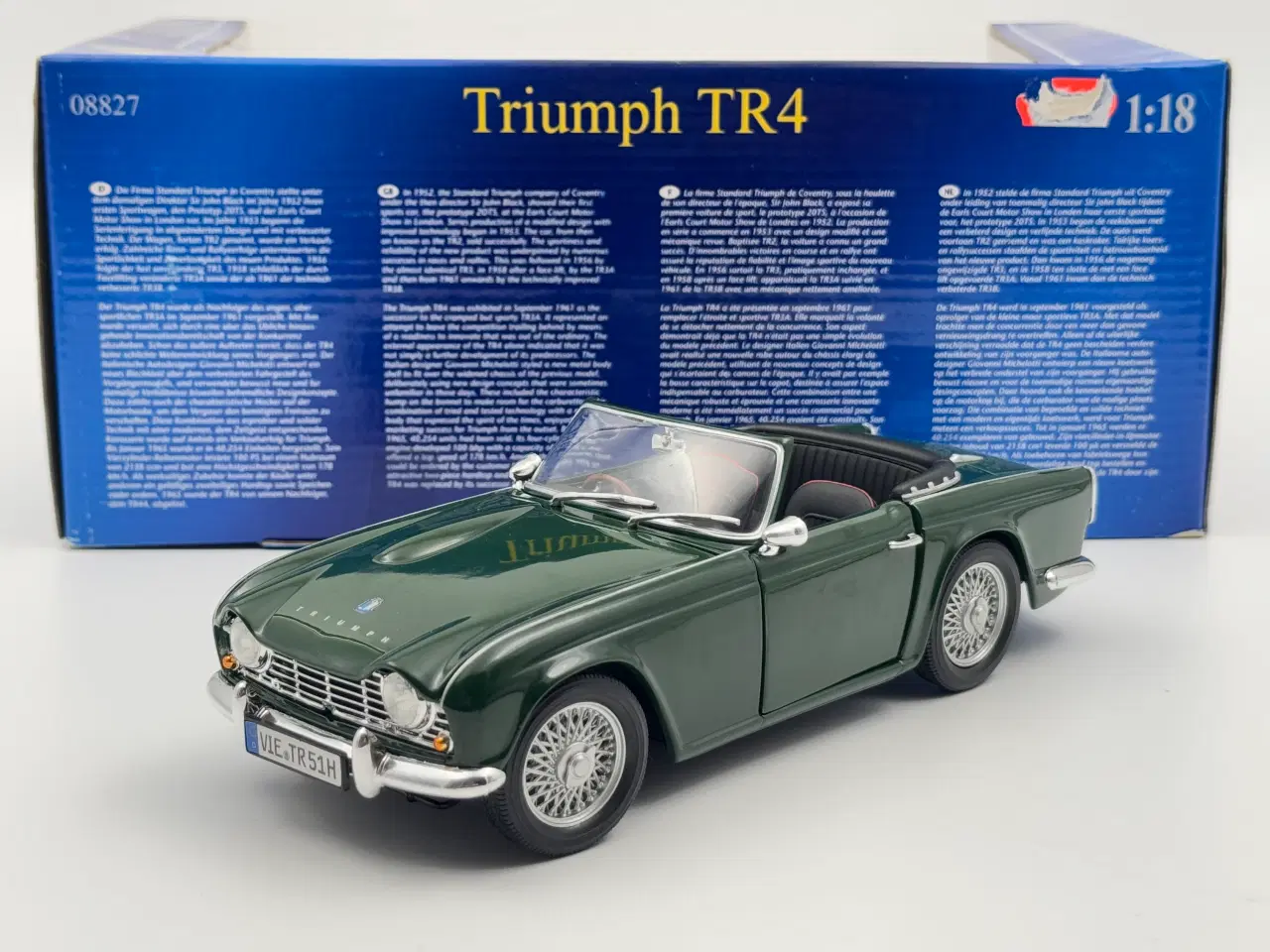 Billede 2 - 1961 Triumph TR4 Roadster Super Sjælden - 1:18