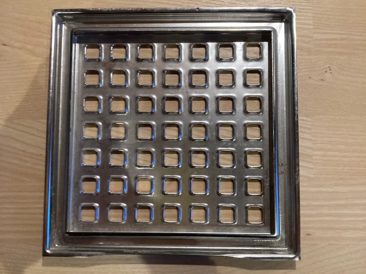 Billede 3 - Kvadratisk rist for gulvafløb i Rustfri Stål