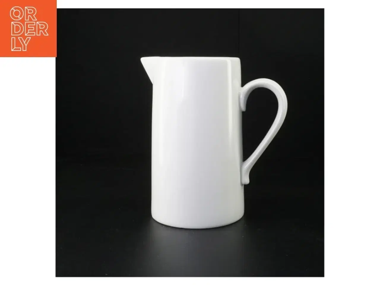 Billede 1 - Hvid porcelænkande (str. 20 x 16 cm)