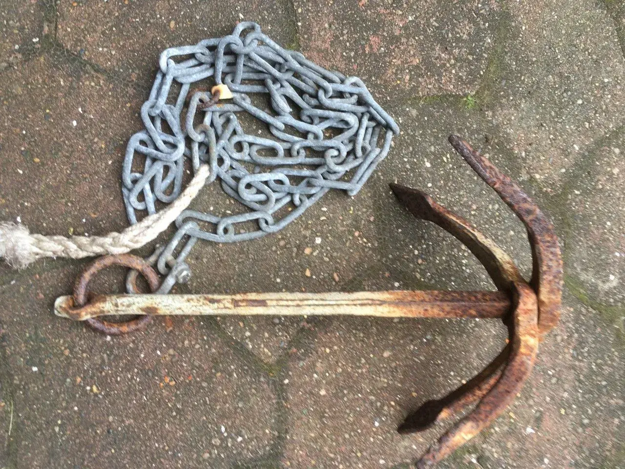 Billede 2 - Anker med kæde