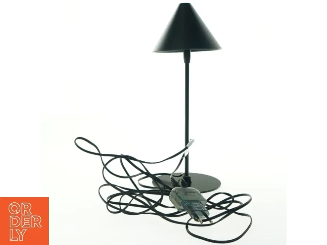 Billede 1 - Sort bordlampe fra IKEA (str. 30 cm)