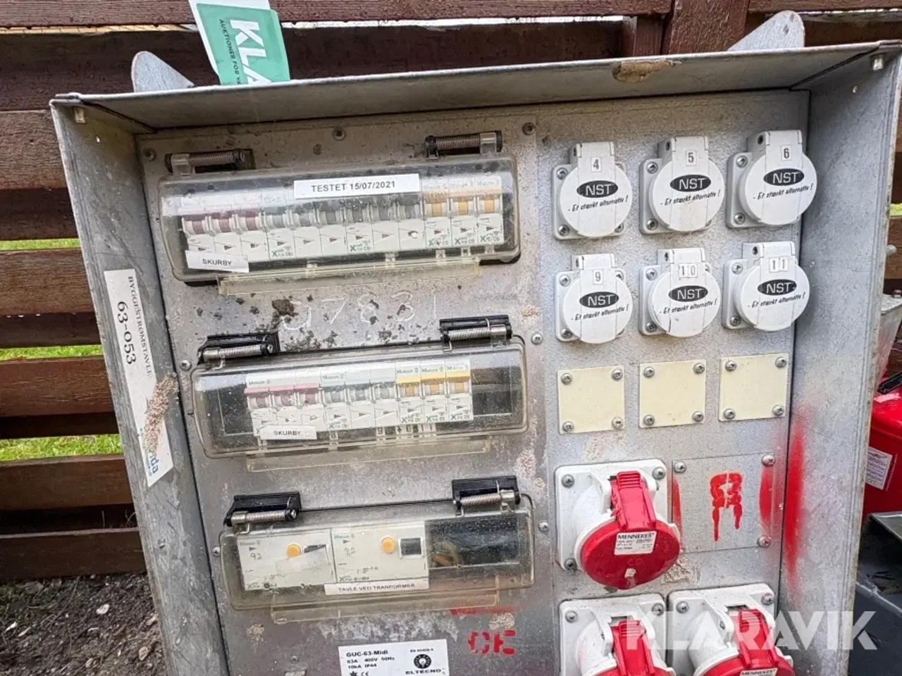 Billede 7 - Byggestrømtavle