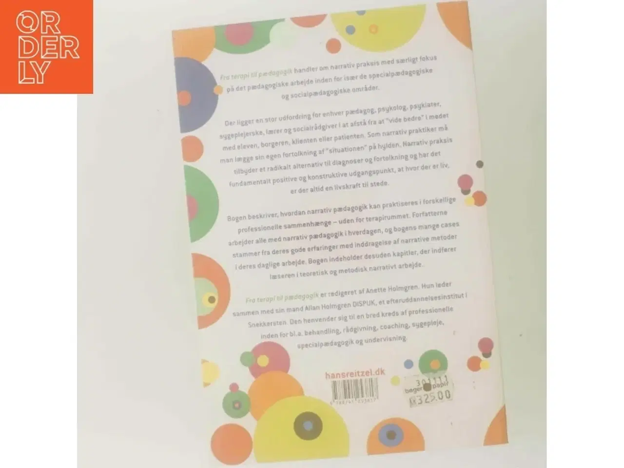 Billede 3 - Fra terapi til pædagogik : en brugsbog i narrativ praksis af Anette Holmgren (Bog)