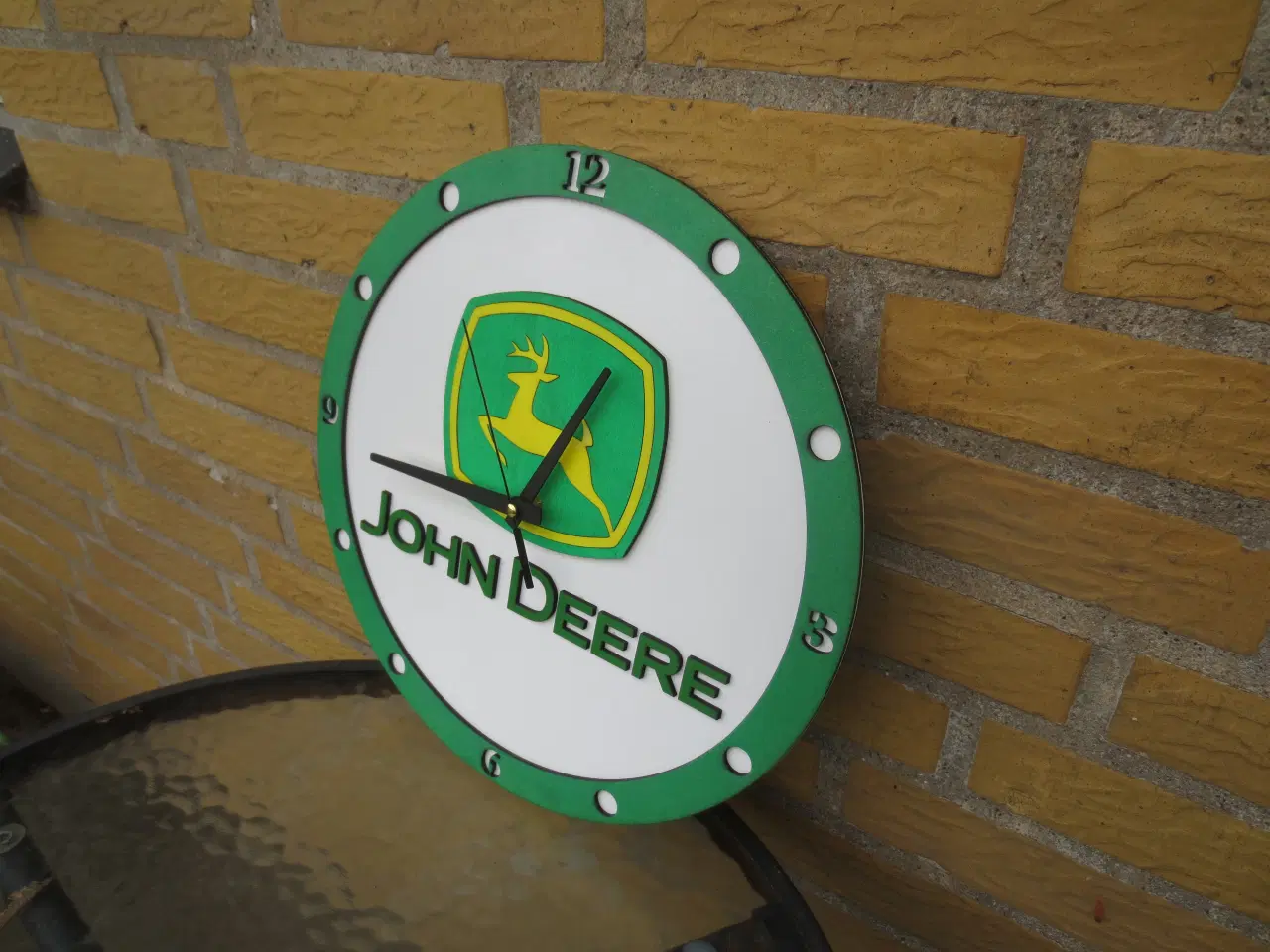 Billede 2 - 1 stk Ny John Deere Vægur 