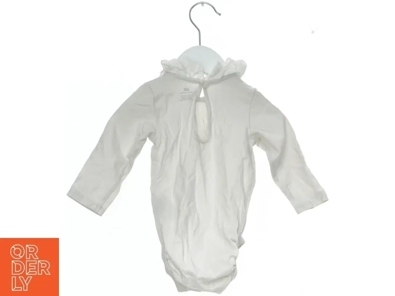 Billede 2 - Hvid bodystocking med lange ærmer fra H&M (str. 68)