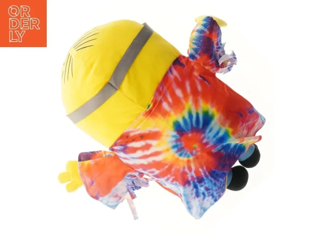 Billede 3 - Minion plysdyr med farvestrålende tøj (str. 60x33 cm)