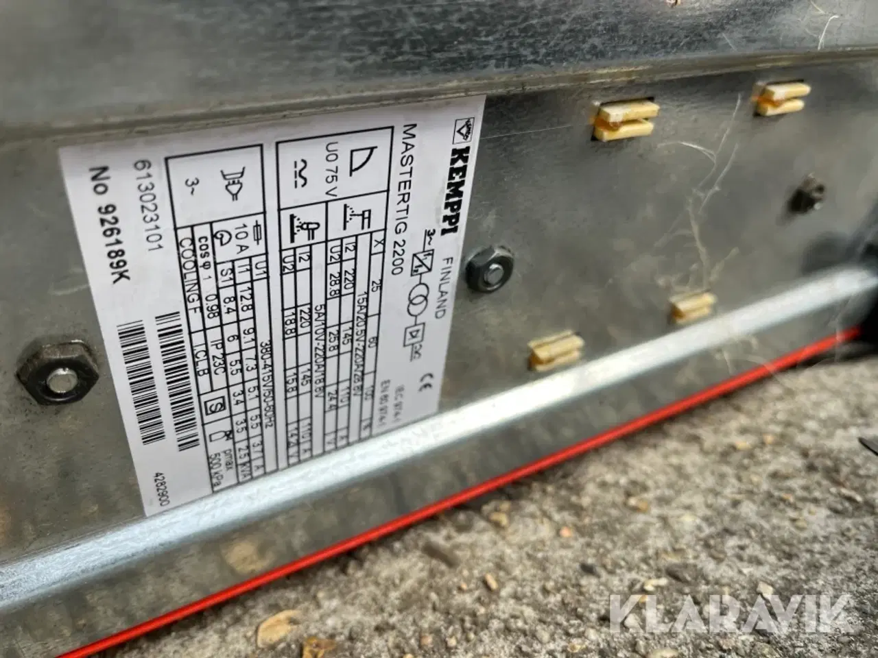 Billede 11 - Svejsemaskine Kempi Master 2200 Tig