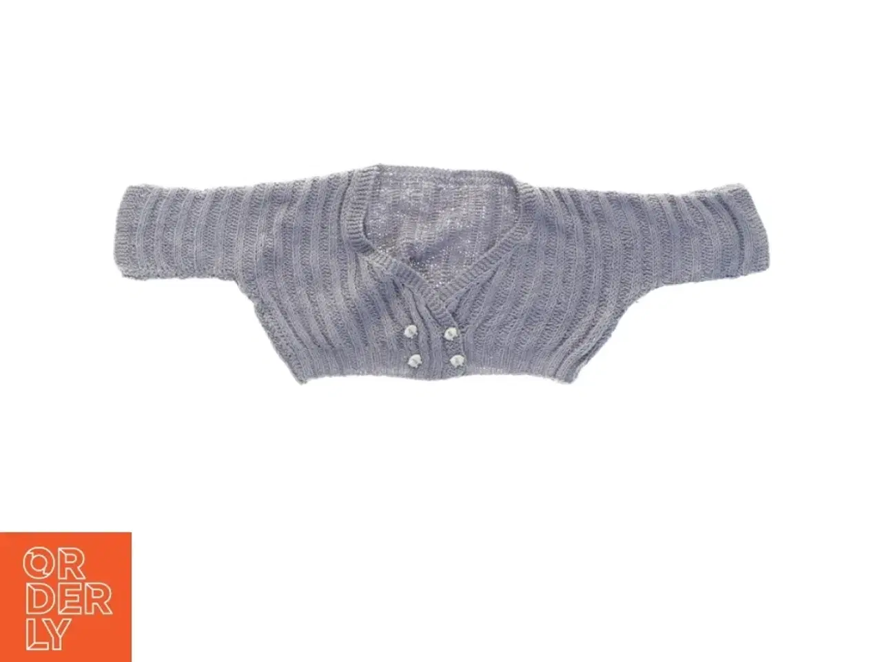 Billede 1 - Strikcardigan (str. 37 x 22 cm ærme 14 cm)