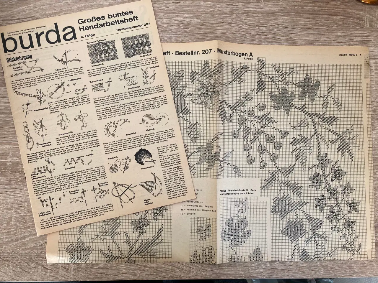 Billede 8 - Tyske Burda-blade med mange broderimønstre