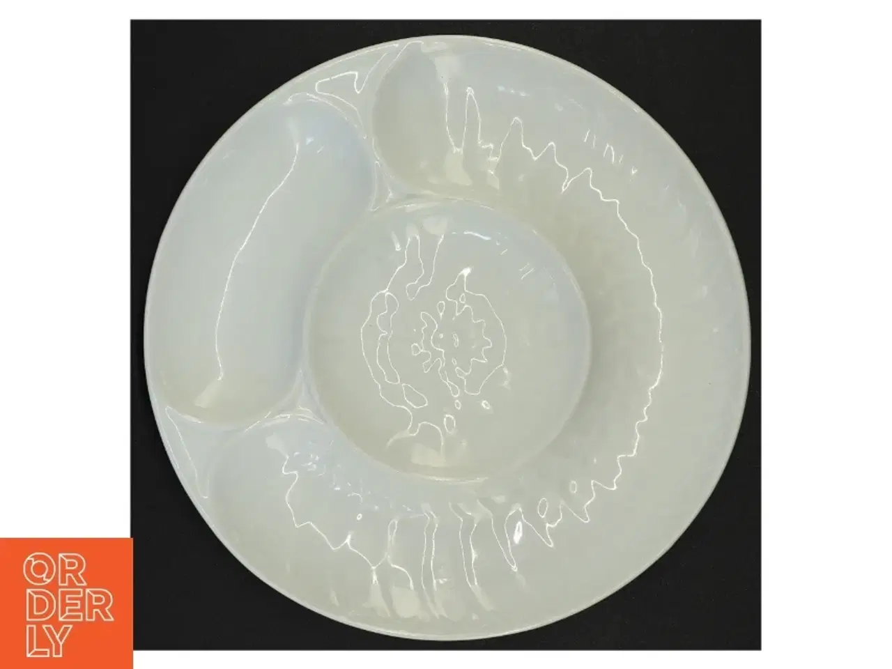 Billede 4 - Serveringsfad i porcelæn fra Pillivuyt (str. Diameter 22 cm)