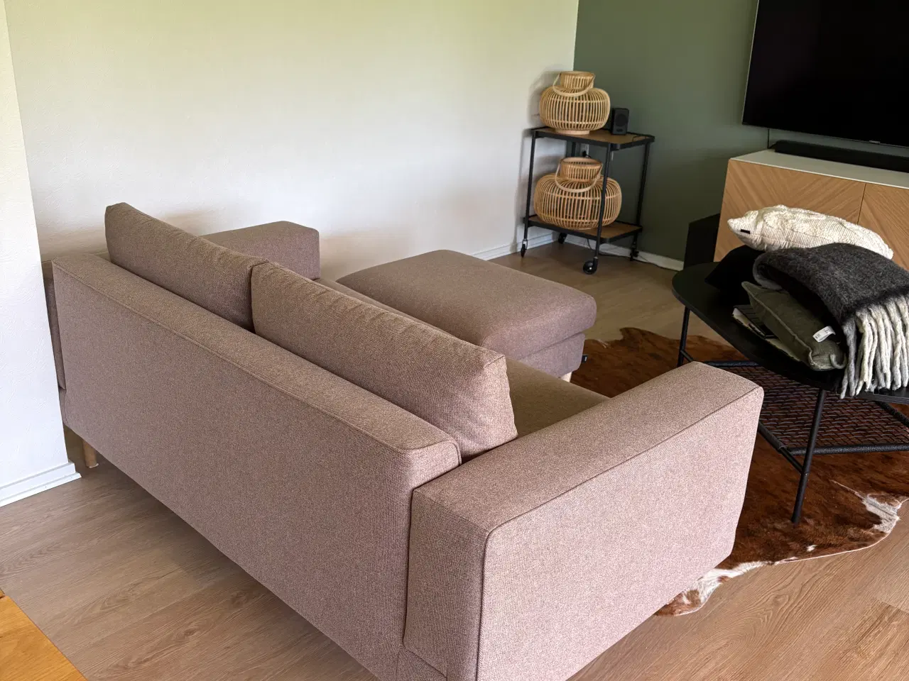 Billede 5 - Sofa med puf 