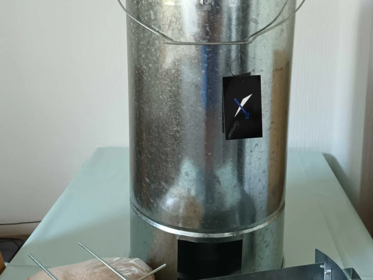 Billede 1 - Røgeovn teleskopisk med tilbehør 