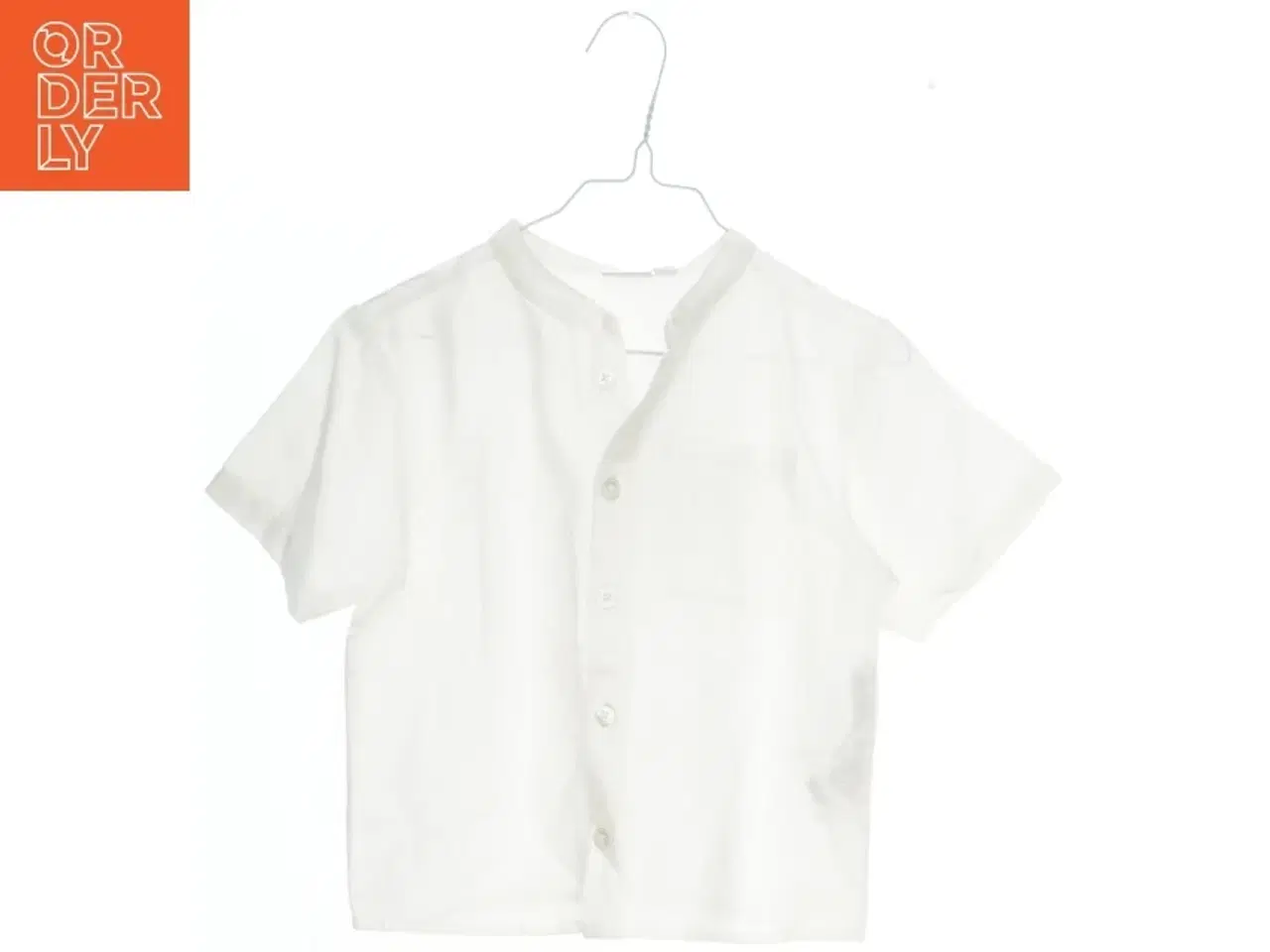 Billede 1 - Hvid skjorte med kort ærmer fra Name It (str. 98)