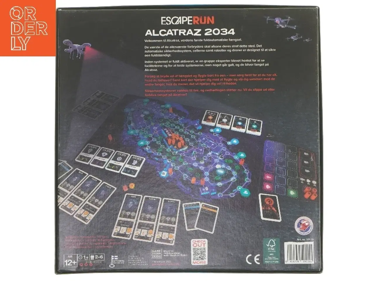 Billede 2 - Escape Run brætspil (str. 28x28 cm)