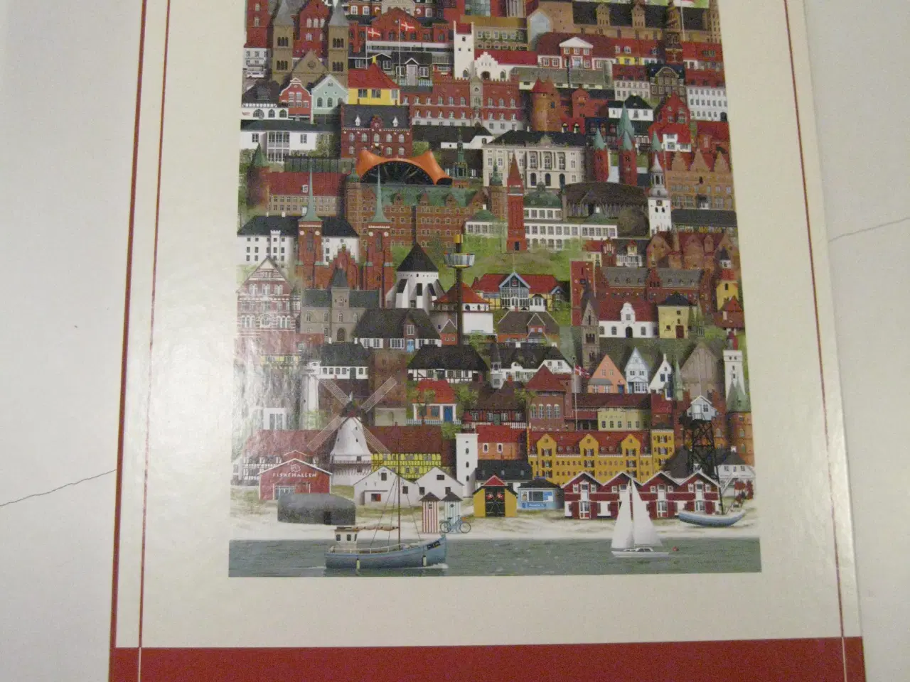 Billede 1 - Puslespil Danmark, 1000 brikker