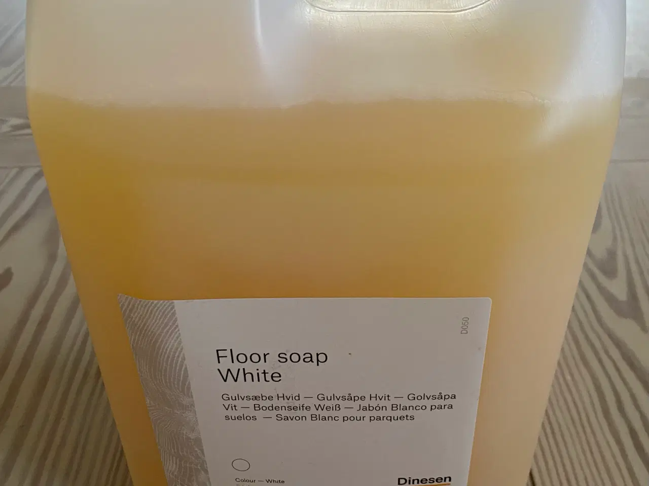 Billede 1 - Dinesen Gulvsæbe Hvid, 5L