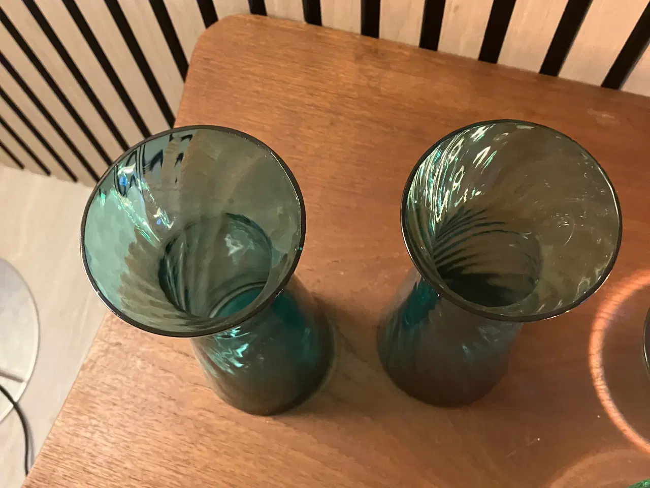 Billede 3 - Grønne hyacintglas med optiske striber 