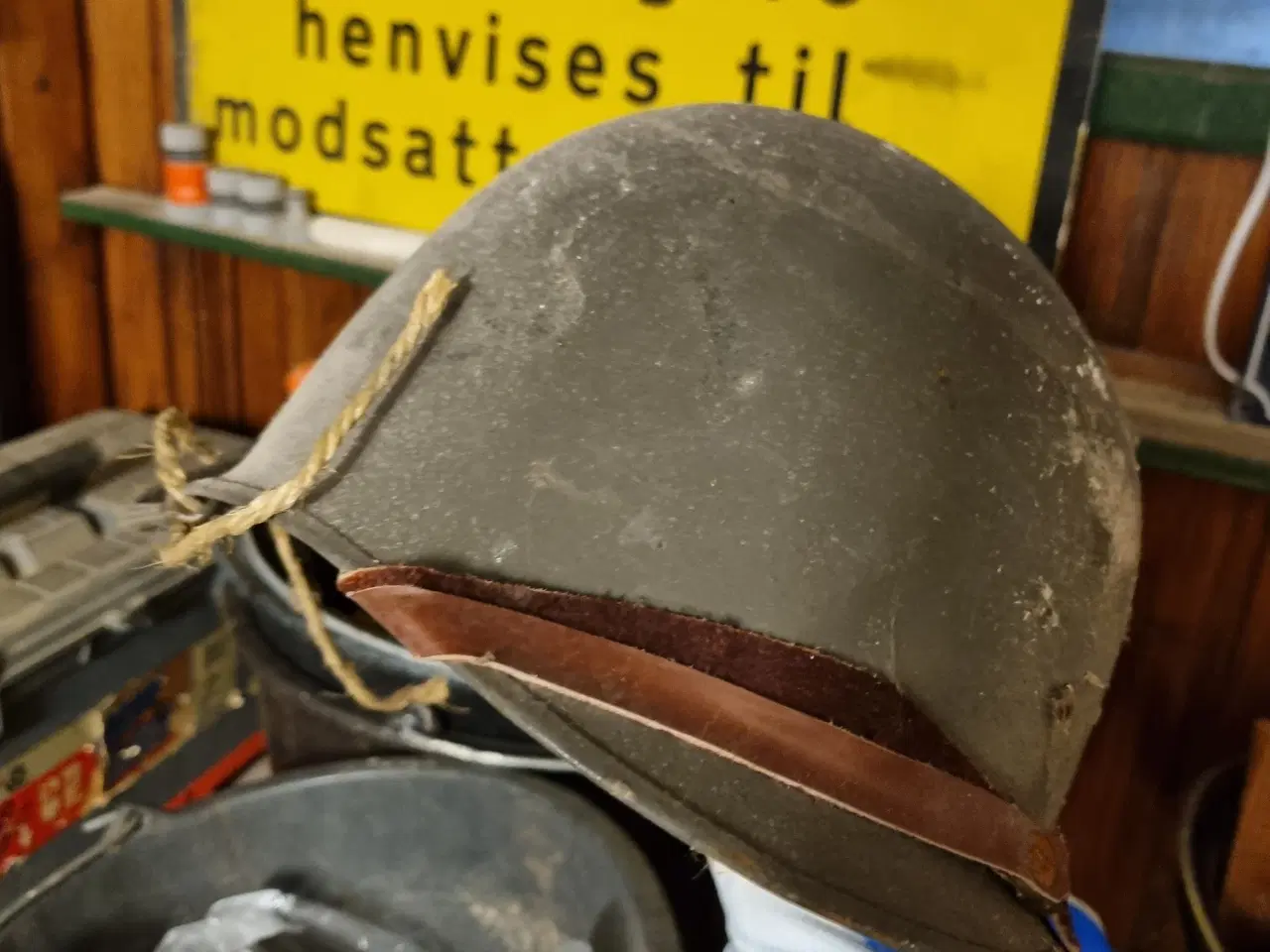 Billede 7 - Ægte militær stål hjelme