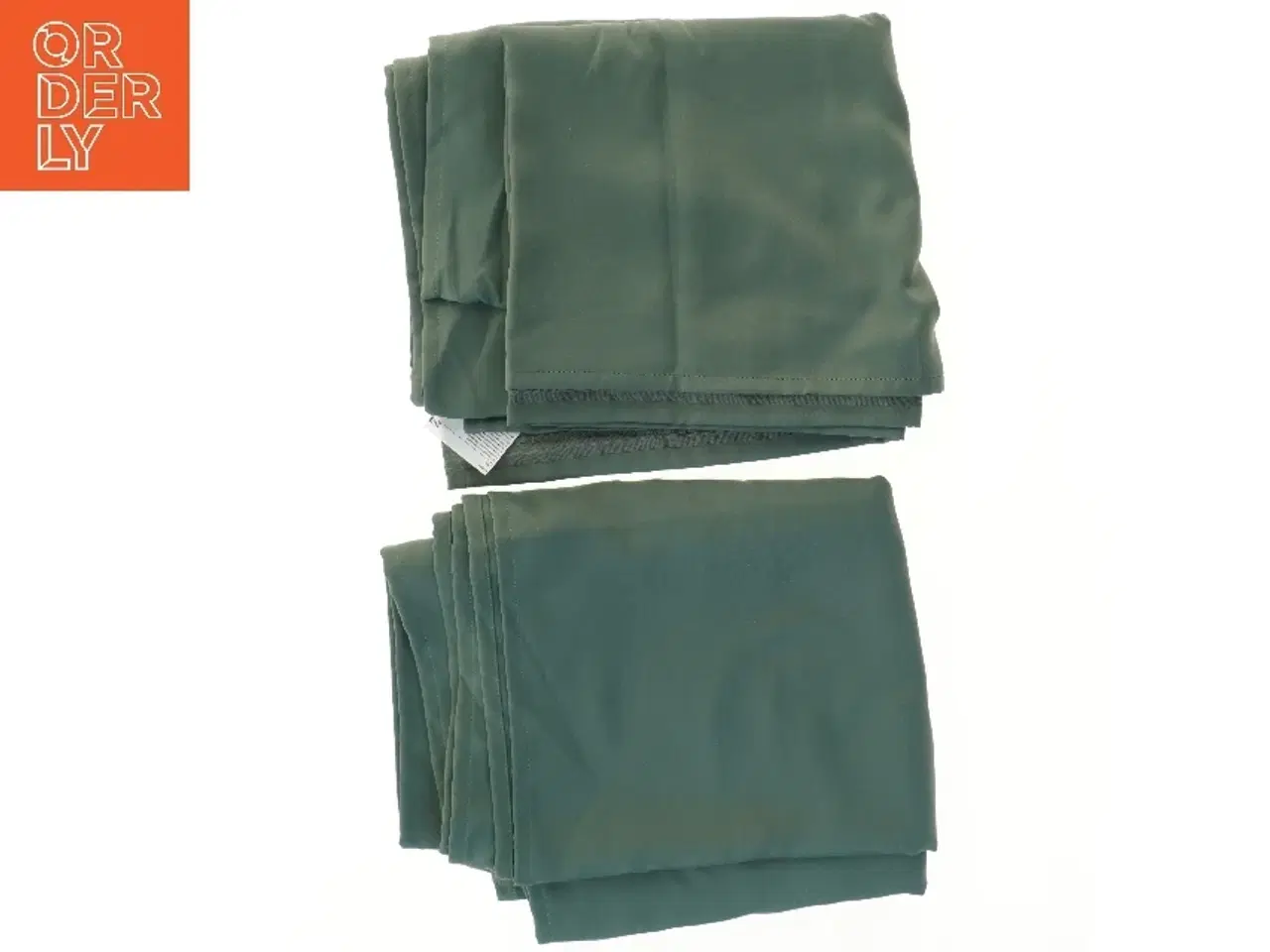 Billede 2 - Grønne gardiner fra IKEA (str. 140x120, 2 styk cm)