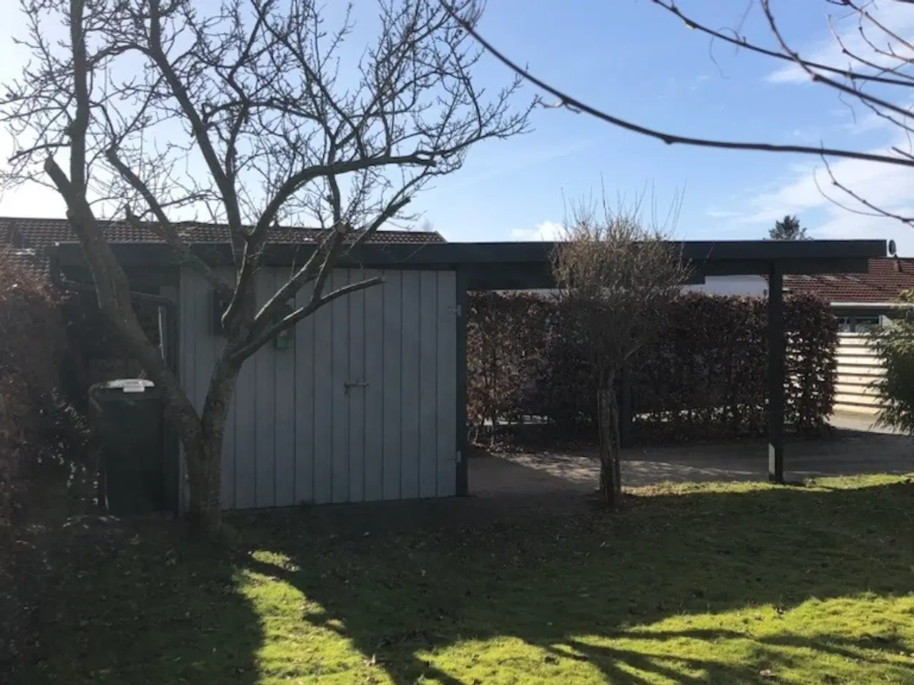 Billede 3 - Carport med redskabsrum og indlagt el sælges