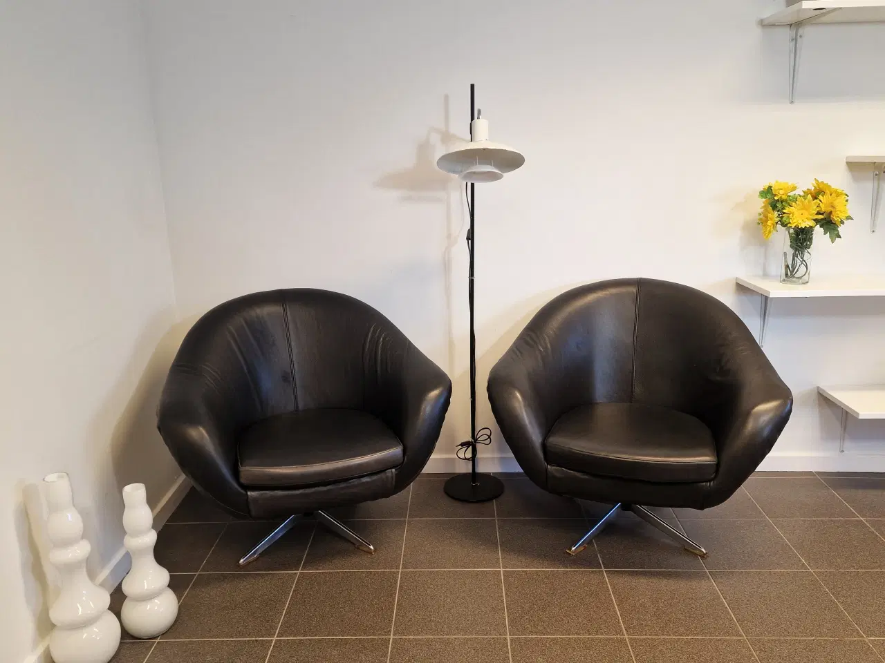 Billede 3 - 2 Stk Space Age Lænestole/Loungestole.