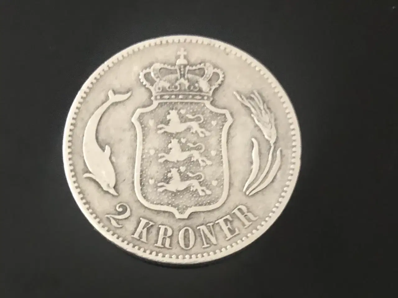 Billede 1 - 2 krone sølvmønt 1875