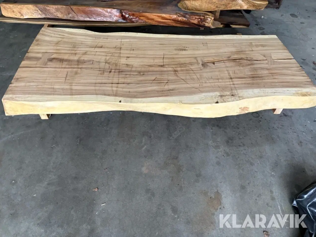 Billede 3 - Planke bordplade Akacie Ubehandlet 1 hel planke