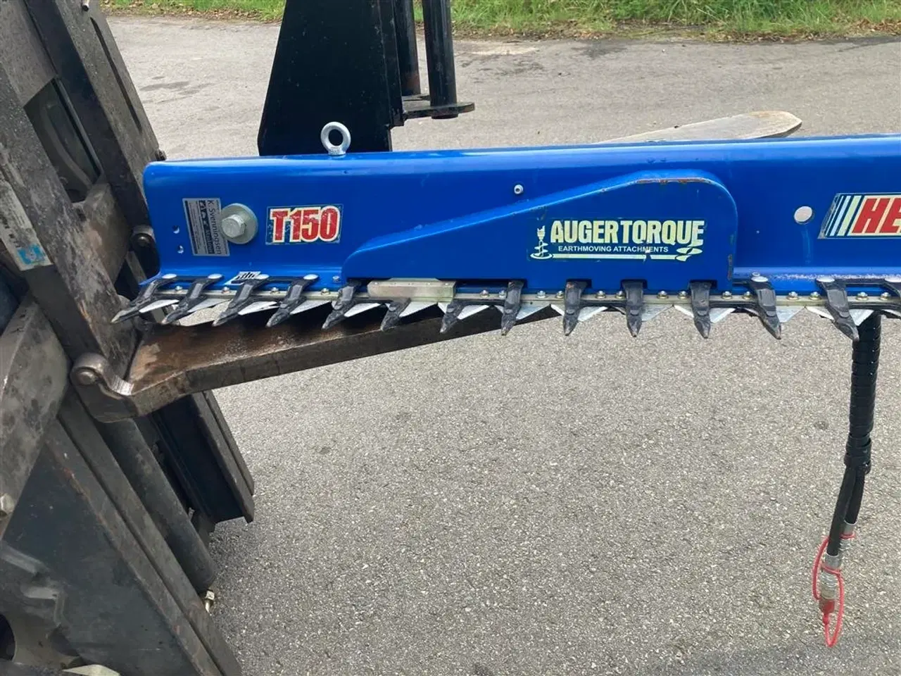 Billede 10 - Auger Torque T 150 Monteret med ophæng der passer på Hydrema skift