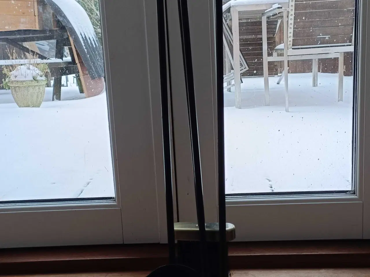 Billede 1 - Pejsesæt med messing greb 